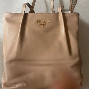 Prada Glacé Calf + city cameo